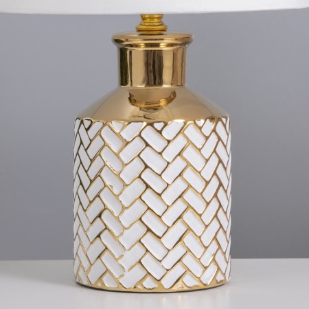 Table lamp "Marta" 1x40W E14 white/gold 22.5x22.5x36cm-6