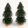 Miniature Puppet "Christmas tree with snow", set 2 pcs., Size 1 pc. - 14 × 6 × 6 cm