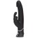 Happy Rabbit Realistic vibrator with clitoral stimulant, black