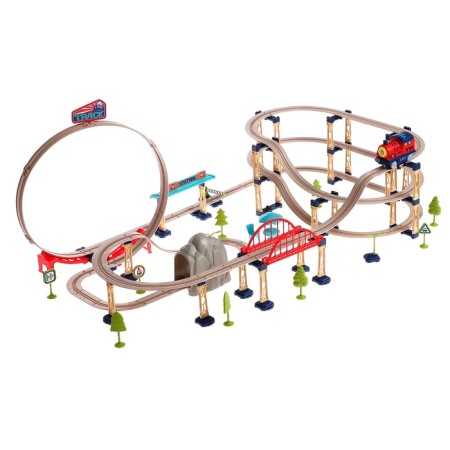 Railway "City", works from batteries-1