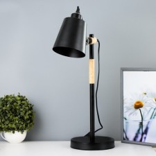 Burton table lamp E27 40W Black 17.5x17.5x54 cm Risalux