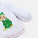 Set (swing, slider, cap) for newborns, white color, height 62 cm
