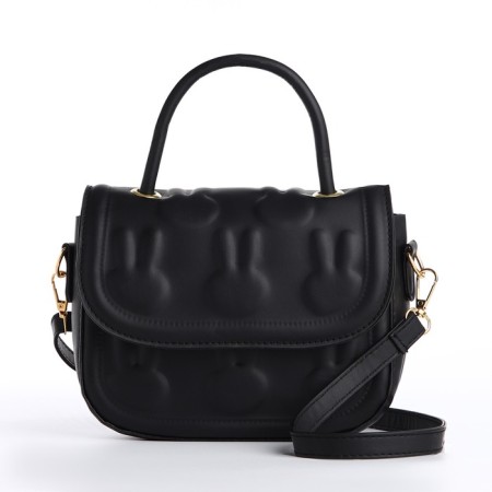 Youth bag on magnet, black color