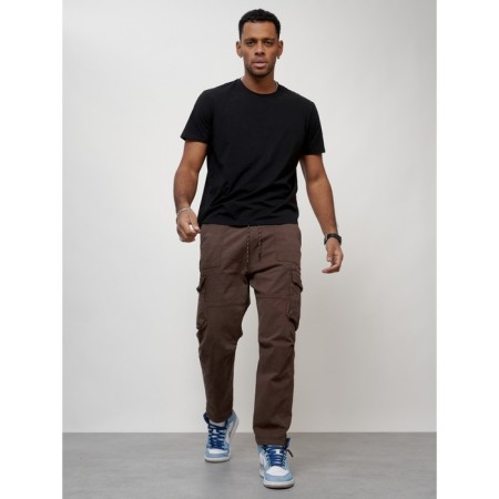 Cargo jeans men, size 44-46, brown color-9