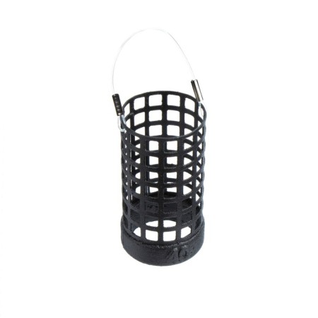 Metal hand-feeder X-Feeder ME Bullet Hawk+ M Perfo, Matt Black, 40 g, 45 ml