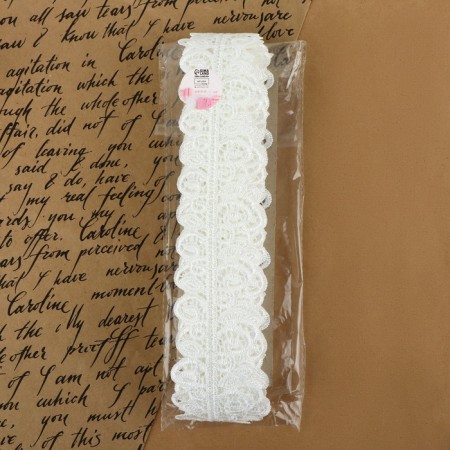 Lace Hypure, 50 mm × 9 ± 0.5 m, white color-2