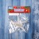 Jewelry decoration "Star radiance (set 2 pcs) 11.5x1.5 cm, white