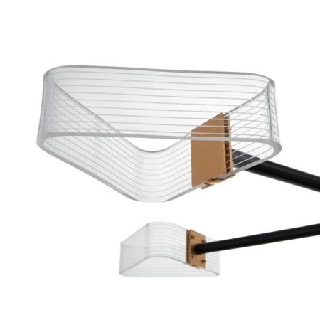 Chandelier 1702/10 LED 204W 3000-6000K Black 95x95x80 cm Bayerlux-5