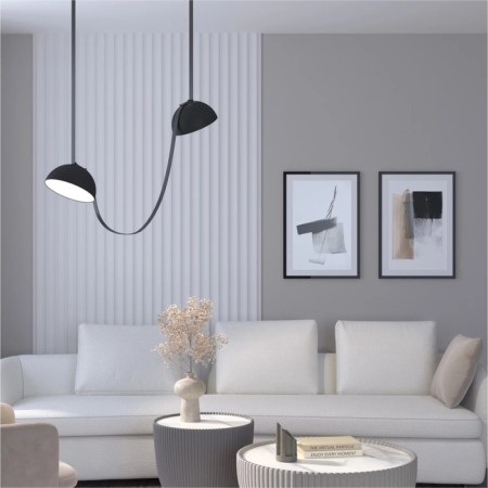 DK5560-BK Belty Flow lamp with D220MM H117MM 48V 20 ° 4000K IP20 Black Aluminum LED-4