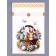 Polyethylene gift package "Hare with flowers", with ties, 15*23cm