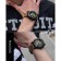 Men's watches, D-4.7 cm, with chronograph, 3 atm, luminous, brown