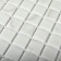 Glass mosaic Bonaparte Mia White (Matt), 300x300x4 mm