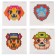 Aquamosaic PAW PATROL, puppy patrol, 4 figures