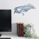 Panel interior metal "Whales" 17x35 cm