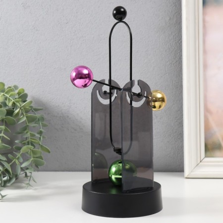 Pendulum "rotating balls" 10x10x27 cm-2
