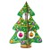 New Year! Model made of wood "Fir tree team. Elegant beauty "
