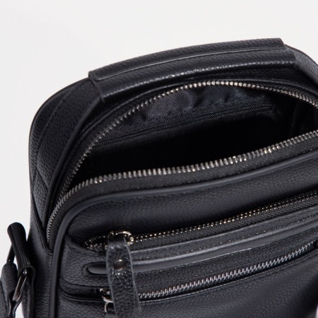 Male bag, black color-5