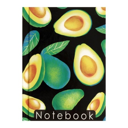 Notepad A7, 64 sheets in the avocado cage, solid cover, offset unit