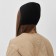 Women's cap with rabbit hair, pr 56 cm, black