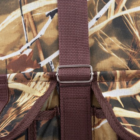 Tourist backpack, 55 liters, cord department, 4 outer pockets, ZFTS, brown color/camouflage-6