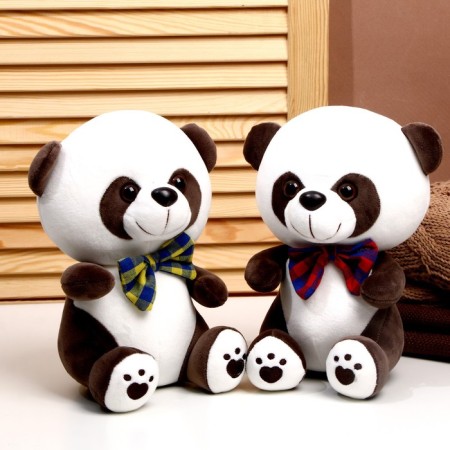 Soft toy "Panda in a butterfly"-4