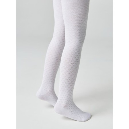 Pantyhose children's cotton CONTE KIDS TIP-Top, height 92-98 cm, white color-2