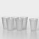 Set of glass matte glasses Picardie, 360 ml, 6 pcs