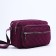 Cross-Bodi Bag with zipper, external pocket, purple color