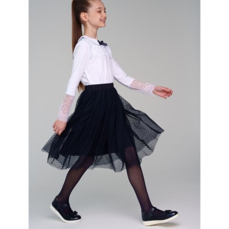 Blouse for girls PlayTode, height 170 cm, white color-3