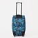 Road bag on wheels, lightning department, outer pocket, blue color