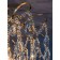 Ceiling lamp 7x60W E27, size 61.5x61.5x53.5 cm