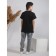 Teenage t -shirt, size 40, black color