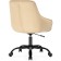 Computer chair almer plastic/velor, black/beige 57x60x84 cm