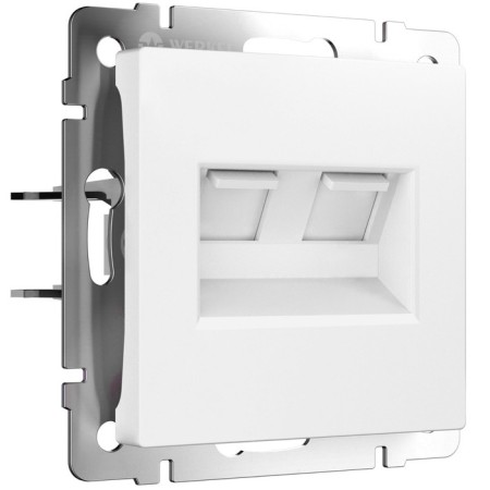 Double Ethernet RJ-45 (white matte) W1181161