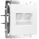 Double Ethernet RJ-45 (white matte) W1181161