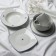Ceramic “Swallow” plate, 22.4 cm, 300 ml, white color