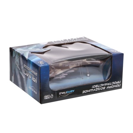 Metal fighter "air forces", inertial, light and sound effects, brown color-4