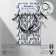 Bracelets "Demetrons" Origami and a letter, black and white color, 7 cm