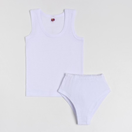 Set for a boy (T -shirt/panties), white color, height 116cm