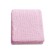 Knitted blanket, size 100x140 cm, pink color