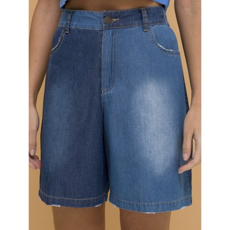 Female shorts, size m, dark blue color