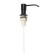 ACCOONA A185F liquid soap dispenser, 400 ml, mortise, black/matte