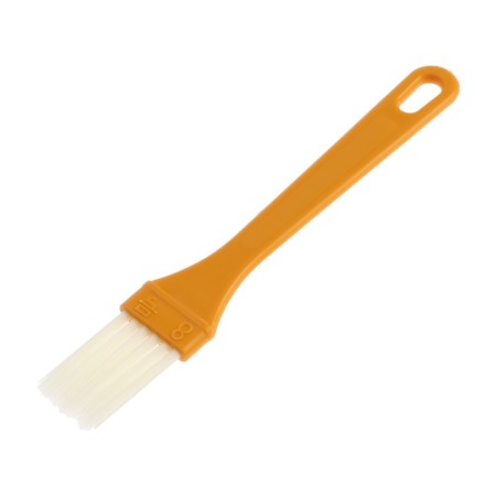 Brush flat promo, artificial bristles, plastic handle, 19 mm