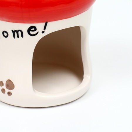 House for rodents "bottle" ceramic, 9.2 x 9.2 x 13.5 cm-4