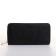 Women's wallet with lightning, black color