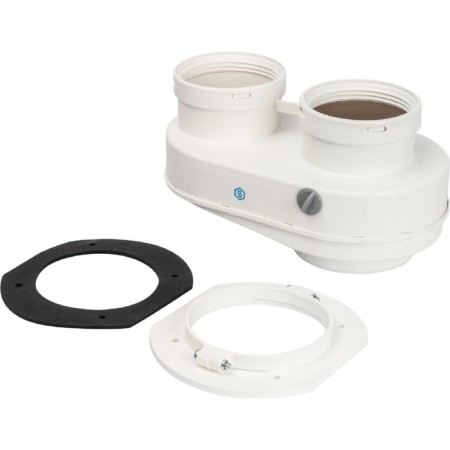 The chimney element Stout SCA-8080-240002, adapter for connecting pipes, DN80/80