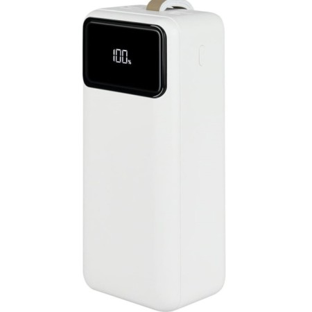 External battery TFN Porta LCD PD, 40,000 mAh, 2 USB, Type-C, MicroUSB, white-3