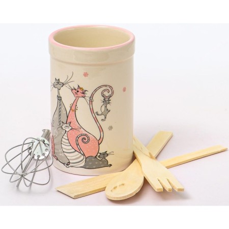 Elrington cutlery holder "Cats"-1