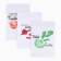 A set of kitchen towels of the “vegetables” 40x60 ± 3cm, 3 pcs, 100% PE
