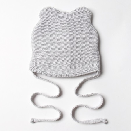 Children's hat minku rr 46-48, gray color-3